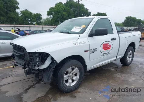 2022 Ram 1500 Classic Tradesman 4X2 6'4 Box from USA, damaged, VIN 3C6JR6AT9NG210824